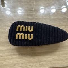 miumiuコーデュロイバレッタネイビー miumiuコーデュロイバレッタネイビー - メルカリ