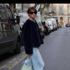 ジプソフィア ノーブルブルゾン エコファーコート Gypsohila - メルカリ