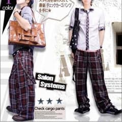 値下げ、wウエスト&サスペンダーワイドパンツのサムネイル