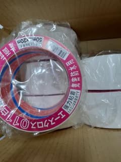 エースクロス 011 白 片面テープ 50㎜×20m 6巻　気密　防水のサムネイル