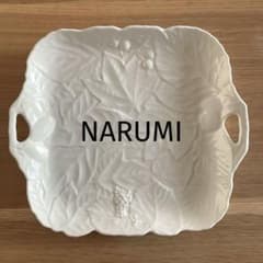 美品】NARUMI ナルミ ボーンチャイナ❤︎ハンドル付大皿 角形 - メルカリ