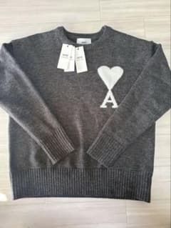 Ami Parisグレー クルーネックセーターのサムネイル