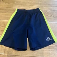 adidas サッカー ハーフパンツ 紺/黄のサムネイル