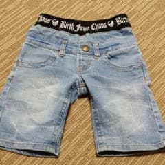 蛇姫様専用！デニムのハーフパンツ☆男の子☆110センチ☆のサムネイル