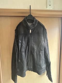 DIESEL ブラックシルバーラメコーティングジャケットのサムネイル