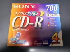 未開封品】SONY CD-R 4枚パック d-palette 4色 日本産 - メルカリ