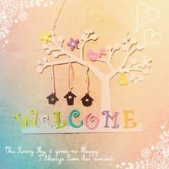 24時までぷるうさ様専用　welcome　飾りのサムネイル