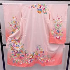 Y☆4036☆ 子供着物 七五三 女の子 四つ身 襦袢付き - メルカリ