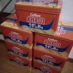 カルビー 缶 ポテトチップス ノベルティ - メルカリ