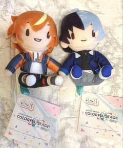 プロセカ 東雲彰人 青柳冬弥 ふわぷちぬいぐるみ bnw - メルカリ