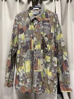 ✨SOZI✨柄シャツ（サッカー柄）✨メンズ✨のサムネイル