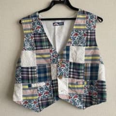 BEAMS HEART パッチワークベストのサムネイル