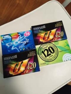 新品未使用オーディオカセットテープ4本セットのサムネイル