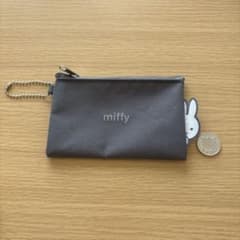 miffy ミッフィー ポーチ グレーのサムネイル