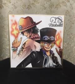 ワンピース20th メモリアル色紙3のサムネイル