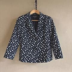 KEIZO AYATA COUTURE 도트 패턴 테일러드 재킷