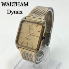 稼働】 WALTHAM Dynax スクエア クォーツ 腕時計 ゴールド - メルカリ