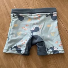 クジラ柄 男の子用水着 90cmのサムネイル