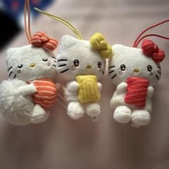 【限定品】スシロー ハローキティ コラボ マスコット 3体のサムネイル