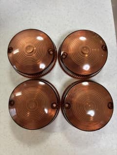 ブラウン ウインカーレンズ z2 z1 D1 750ss クリアーレンズ 外装 