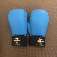 MIZUNO Karate Fist Protector, Blue, Size M