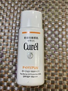 ☆使用回数1回☆キュレル UVローション SPF50+ 60ml 乳液タイプのサムネイル