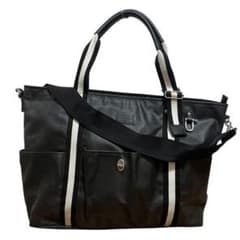 【極美品】森野帆布 トートバッグ ショルダーバッグ 2WAY ターンロック 黒 ✨極美品✨ 森野帆布 トートバッグ 2way ターンロック ブラック レザー