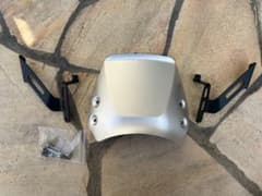 BVL クロスカブ メーターバイザー スクリーンカウル 取り付け金具付き