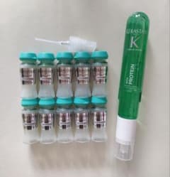 ケラスターゼ レジスタンス ブースター1本、コンサントレ10本、専用ス