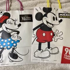 ミッキー　ミニー　ショップ袋のサムネイル