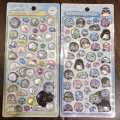 正規品 ボンボンドロップシール 水族館 ペンギン アザラシ 2種セット