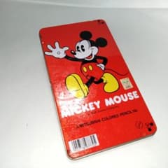 ☘ ミッキーマウス 三菱鉛筆 ディズニー 昭和レトロ 色鉛筆 12色