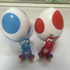 ヨッシー めじるしアクセサリー 赤　水色のサムネイル