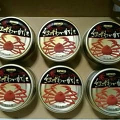 紅ずわいがに ほぐし身 カニ缶×6缶のサムネイル