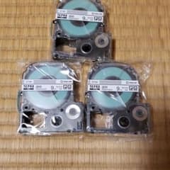 【Yumi様用】テプラテープ 透明  ９mm３本セットのサムネイル