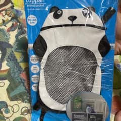 パンダ　収納ポケット　つっぱり棒付きのサムネイル