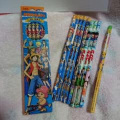 ワンピース鉛筆+バラ鉛筆9本のサムネイル