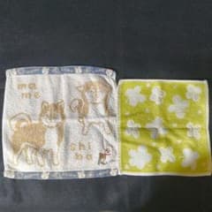ハンカチ ハンドタオル 柴犬 クローバーのサムネイル