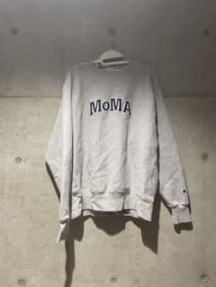 Champion クルーネックスウェットシャツ MoMA Edition グレーのサムネイル