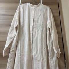 ストライプ柄 ロングシャツのサムネイル
