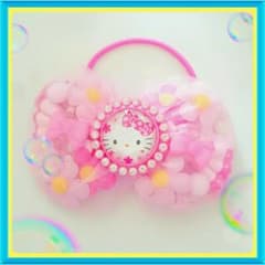 ゆりゆり様専用 キティ オーガンジーヘアゴムのサムネイル