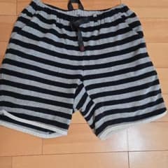 Gramicci ボーダー パイル ショートパンツ Lサイズのサムネイル
