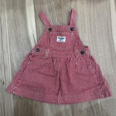 赤ヒッコリー　デニムジャンパースカートのサムネイル