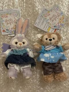 ウィッシングウィングス ダッフィー ステラルー ぬいぐるみバッジ 新品