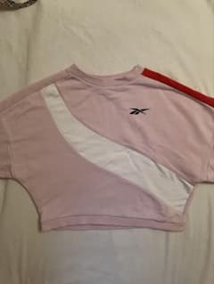 Reebok リーボック クロップド丈 スウェット ピンクのサムネイル