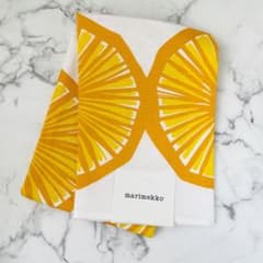 marimekko appelsiini ティータオルのサムネイル