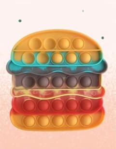 新品♡プッシュポップバブル♡ハンバーガー型　シリコーンのサムネイル