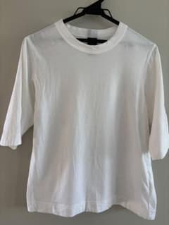 【ホームスパン homspun 定番 30/1天竺 6分袖Tシャツ サラシ白】のサムネイル