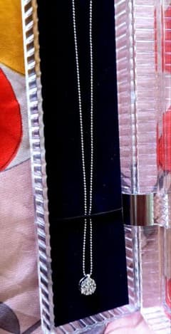 ❤K14WG,ダイヤモンド,0.2 ネックレス+チェーン40cm.K14 - メルカリ