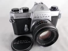 フィルムカメラ 整備済　Pentax SPF + レンズ f/1.8　L254 フィルムカメラ 整備済 Pentax SPF + レンズ f/1.8 P297 - メルカリ